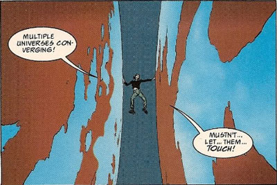 Una viñeta de Flex Mentallo (1996) Una viñeta de