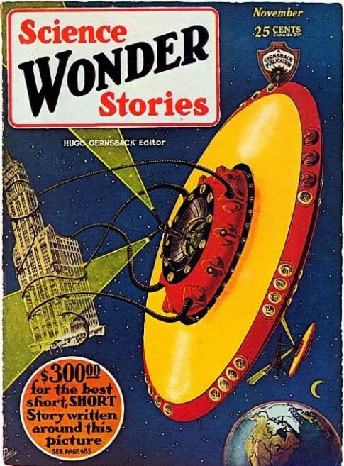 La revista Science Wonder Stories, una de las pioneras de la ciencia ficción estadounidense