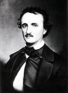 Retrato de Poe por Oscar Halling, copiado del daguerrotipo «Thompson», uno de los últimos retratos del escritor (1849)