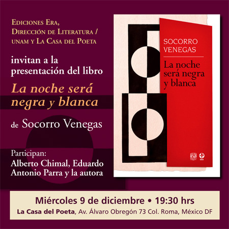 Invitación: La noche será negra y blanca