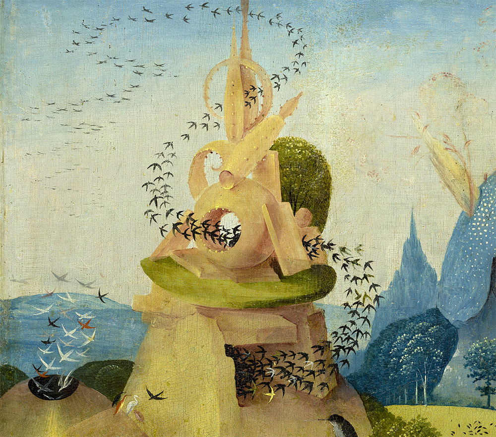 "El jardín de las delicias" (detalle) de Hieronymus Bosch.